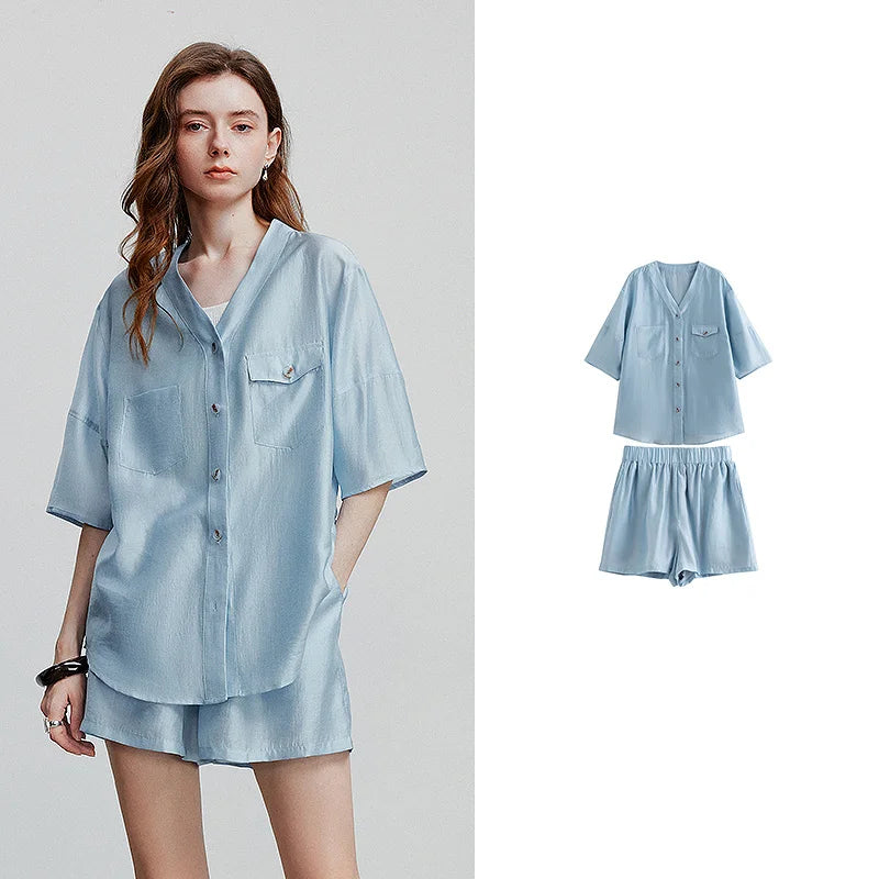 TOYOUTH Women Two Piece Set 2025 Summer New Suits 8520004