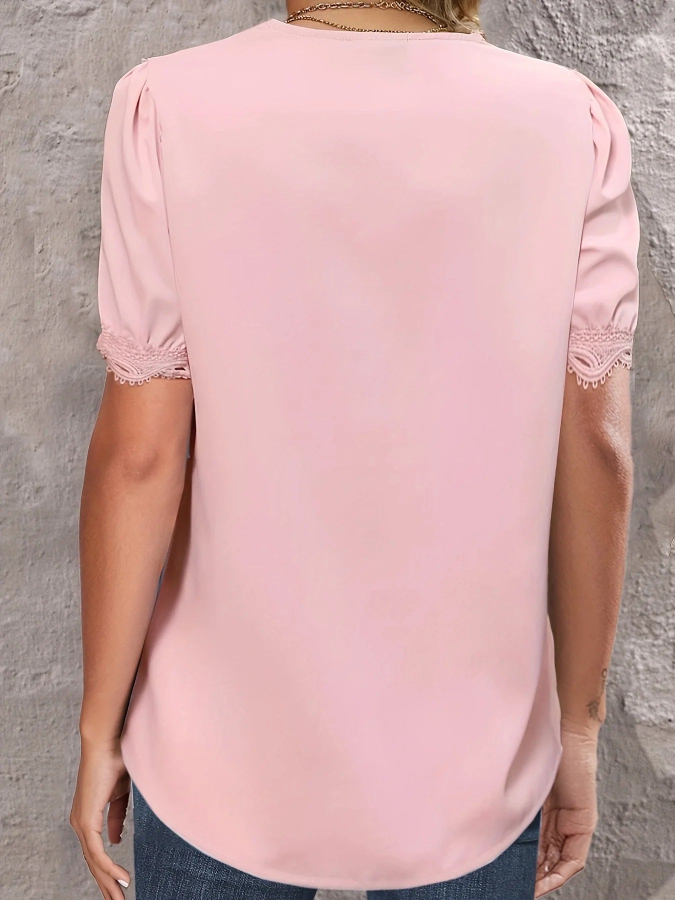 Temperament Blouse Casual Loose Woman Shirt Elegant Short Sleeve Blouse Weekday