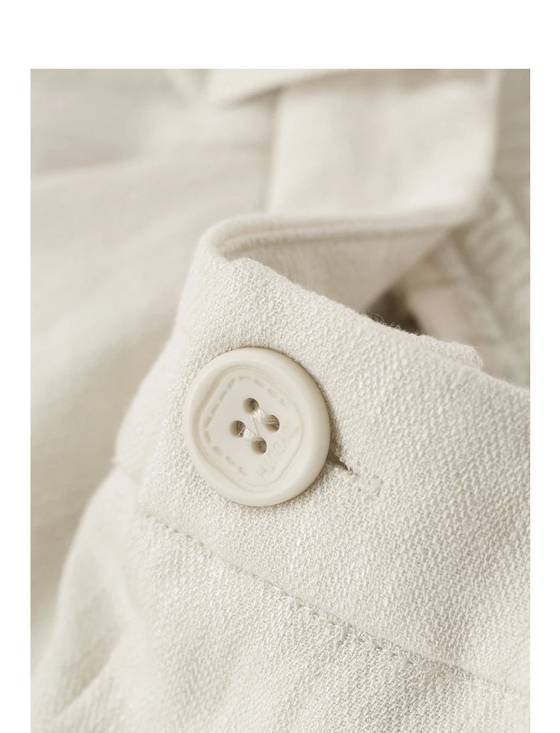 TOYOUTH Women Casual Pants 2024 Summer New Wide Leg Lightweight Linen Japanese Lazy Mountain Yamamoto Pants