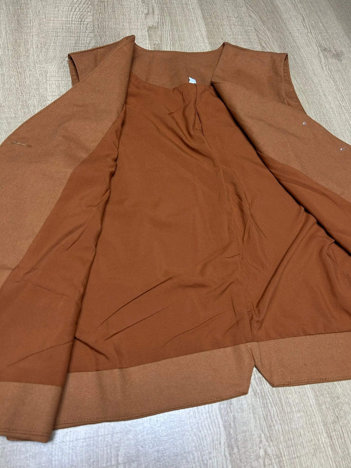 Cotton Linen Blend Vest Wide Leg Pants Suit Spring and Summer Women's Casual Fashion Sleeveless Vest Pleated Low Waist Pants Set