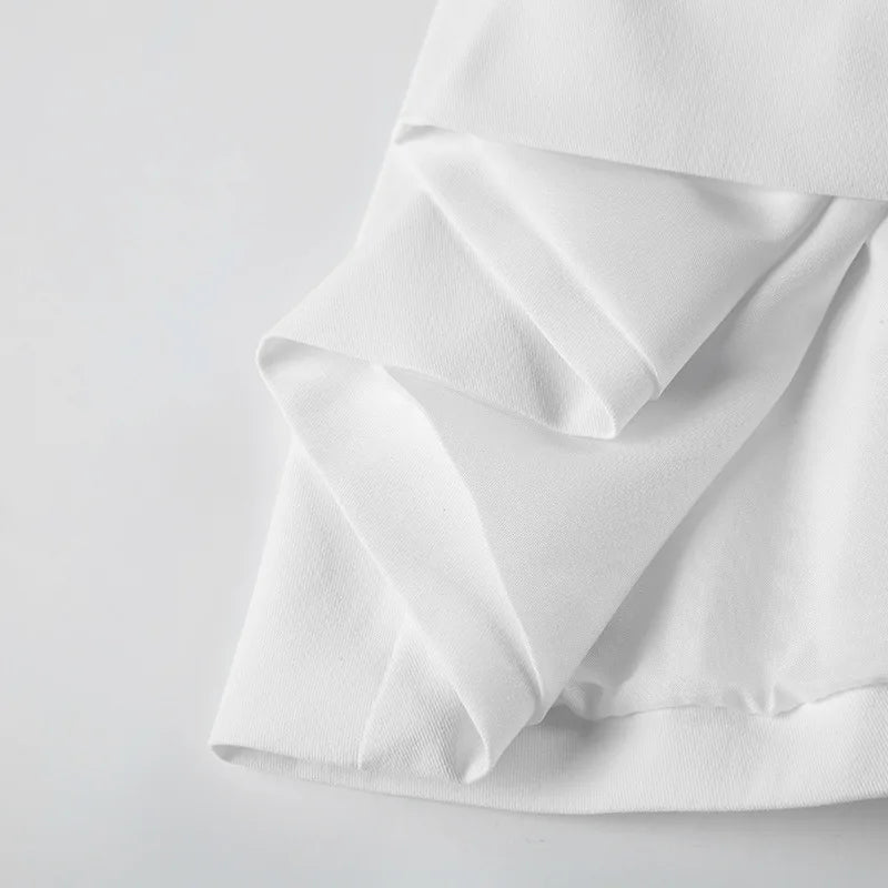 Tuularose White Sexy Top Elegant V Neck Slim Sleeveless Backless Top Casual Beach Vacation High Street Commuter Female Tops 2025