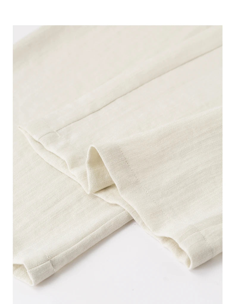 TOYOUTH Women Casual Pants 2024 Summer New Wide Leg Lightweight Linen Japanese Lazy Mountain Yamamoto Pants