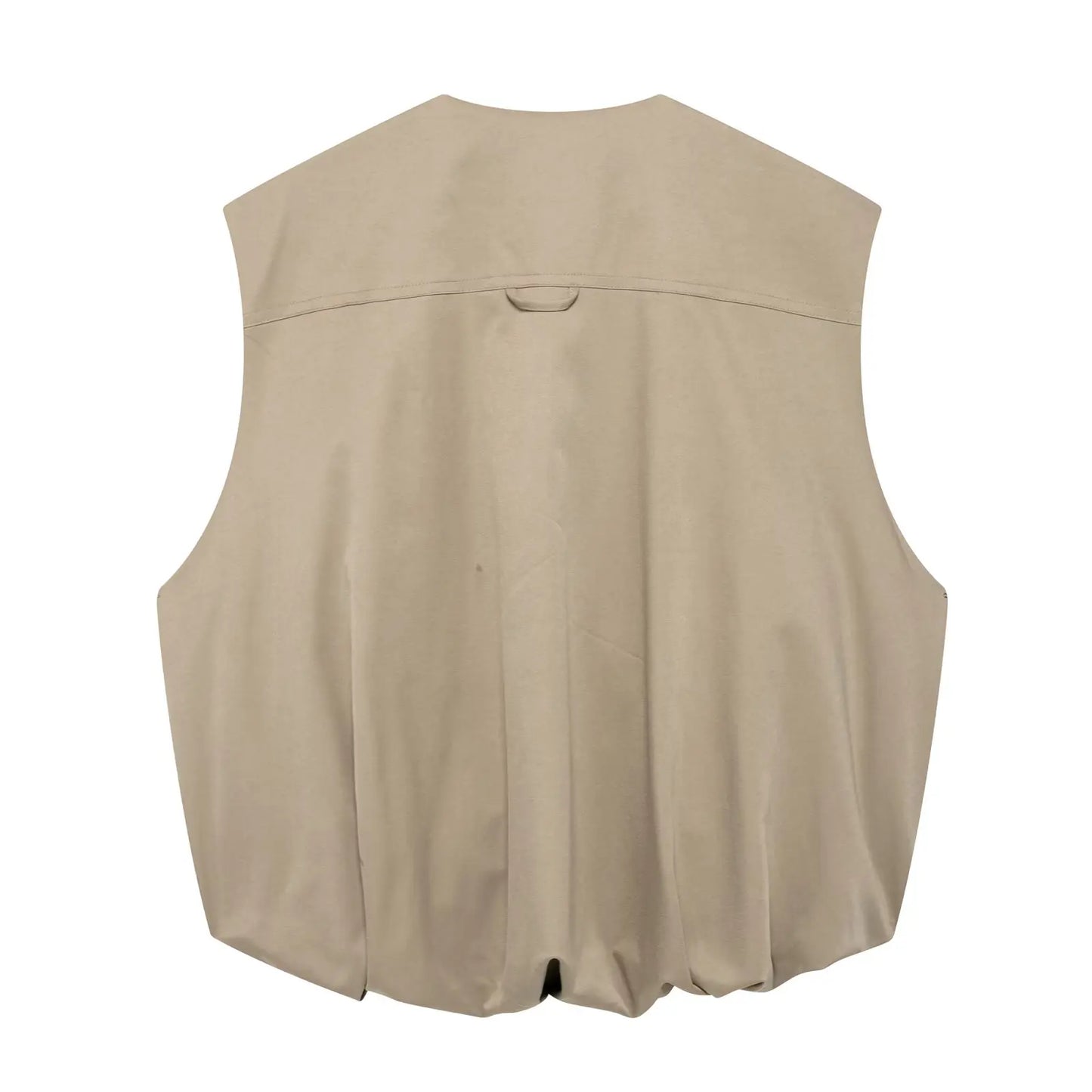 European and American style new women's clothing French fashion versatile temperament design loose vest