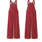 Summer New Women Casual Loose Flower Print Jumpsuits Women's Overalls Boho Sleeveless Square Collar Jumpsuits Rompers