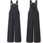 Summer New Women Casual Loose Flower Print Jumpsuits Women's Overalls Boho Sleeveless Square Collar Jumpsuits Rompers