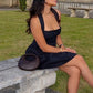 Ruffle Mini Dress Femme Sexy Backless Patchwork Sleeveless Slim A-Line Dress Vacation Casual Beach Party Elegant Dresses 2025