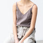 Pure Color Cotton Linen Sleeveless V-Neck Women's Tank Top Loose Fit Simple Style Outerwear Casual Comfortable Vest