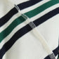 Summer 2025 Polo Shirts Woman Long Sleeve Tops Women Striped Vintage Clothes Polo Shirts Mujer Streetwear Casual Tops Brown