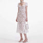 Luxury Hollow Out Long Lace Dresses Women Summer Sexy Hook Crochet Embroidery Flower Solid Backless Wedding Evening Vestidos