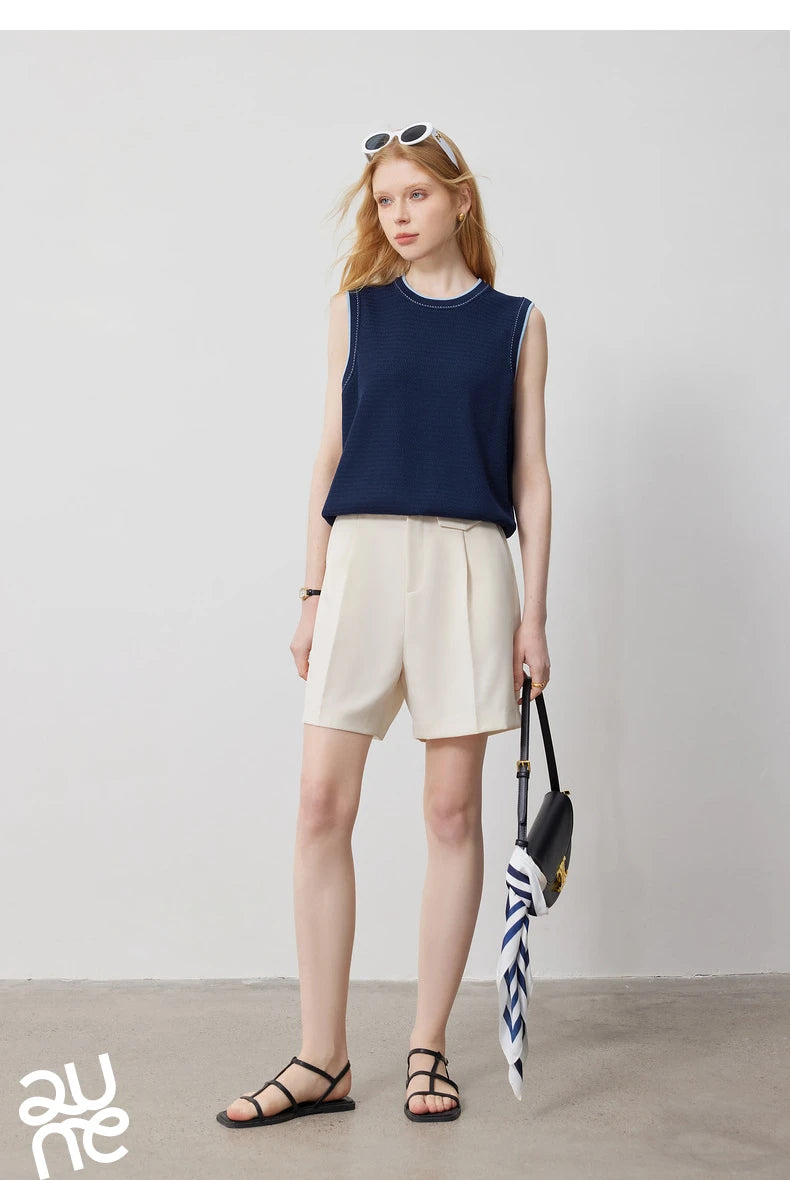 TOYOUTH Women Shorts 2024 Summer Versatile Casual Pants