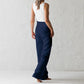 Women Solid Color Elastic Binding Foot Casual Pocket Pants Summer 2024 Elegant Lady Cotton Line High Wasit Women Pants