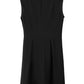 Amii Minimalism 2024 Summer New Sleeveless Small Black Dress Short Slim Half-high Neck Fashion Female Dresses for Women 12452052