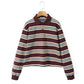Summer 2025 Polo Shirts Woman Long Sleeve Tops Women Striped Vintage Clothes Polo Shirts Mujer Streetwear Casual Tops Brown