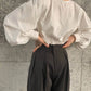 Japan Style Office Lady Elegant Vintage Blouse Women O-neck Loose Lantern Sleeve Shirts Solid All-amtch Blusas Autumn Ladies Top