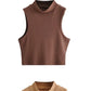 New Arrivals Yoga Fitness Camis Tanks Women Sexy Skinny Cropped Tank Tops Vintage Y2K Turtleneck Camisole Sports Tee Shirt Woman