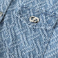Women's Denim Short Sleeve Top and Shorts Two Piece Suit French Fashion Spring Summer Cowgirl Top Streetwear Korean Leisure New