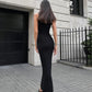 Tossy Sleeveless Knitwear Turtleneck Long Dress Female Slim Elegant Fashion Autumn 2023 Ribbed Knit Dress For Women Maxi Dress