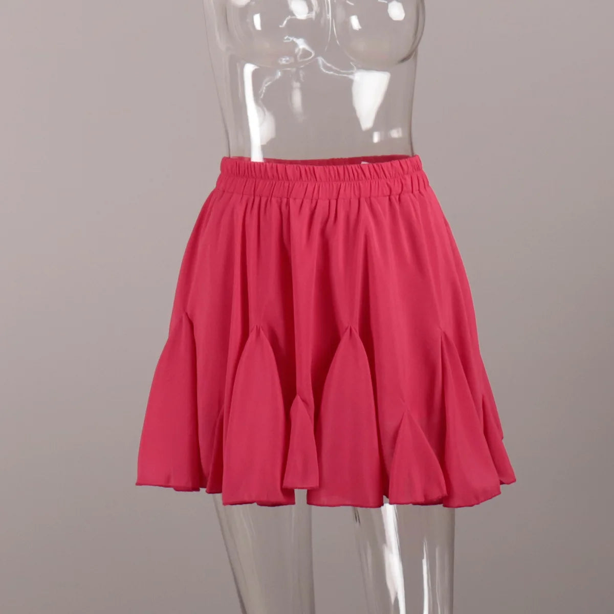 Tuularose Summer Ruffle Short Skirt Women 2025 Summer New Y2k Pleated Patchwork Skirt Casual Streetwear Office Lady Female Skirt