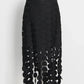 TWOTWINSTYLE Solid Minimalist Casual Skirt For Women High Waist Patchwork Zipper Irregular Hollow Out Skirts Female Fashion New