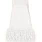 TWOTWINSTYLE Feather Fur Dress For Women O Neck Sleeveless Loose Tassel A Line Dresses Female Streetwear 2022 Summer Fashion New