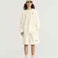 INFLATION Spring Oversized Tracksuit Sportswear Unisex Pique Fabric Embroidery Long Sleeve Tees and Shorts Set