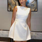 Trendix Slim Sleeveless Tank Dress Female 2024 Autumn Trendy High Waist Backless Mini Dresses Street Casual Vacation Party Dress