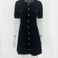 Trendix Elegant Knit Mini Dress Women Street Slim High Waist Short Sleeve Rib Sweater Dresses Vacation Bodycon Knitwear Dress