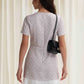 Elegant Retro Black Polka Dot Dress Women Office Style Sexy Short Summer Dresses Short Sleeve Polka Dot Beach Dress Women 2025