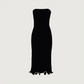 TARUXY Spring New Knitted Mini Dress For Women Fungus Contrast Color Slim Sweater Dress Elegant Female Party Clothes Long Sleeve