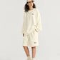 INFLATION Spring Oversized Tracksuit Sportswear Unisex Pique Fabric Embroidery Long Sleeve Tees and Shorts Set