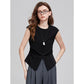 TOYOUTH Women Short Sleeve T shirt 2025 Spring New Tops 8521004