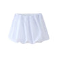 Mooyufon  Women's Balloon Mini Skirt, Mid Elastic Waist, Voluminous Hem, Female Skirts, Fashion