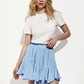 Tuularose Summer Ruffle Short Skirt Women 2025 Summer New Y2k Pleated Patchwork Skirt Casual Streetwear Office Lady Female Skirt