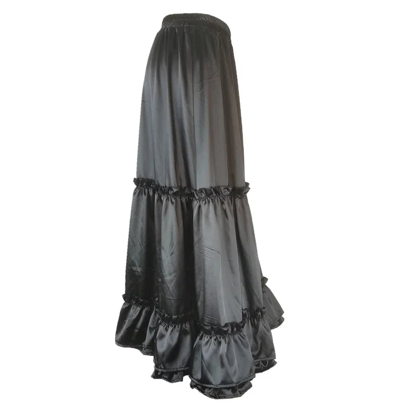 Elegant Pink Satin Women Prom Skirt Spaghetti Strap Sweetheart A-Line Tea Length Fancy Lace High Quality Female Party Gowns