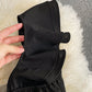 Women Black White Ruffled One Shoulder Sleeveless Mini Dress Strapless Mesh Patchwork High Waist A-line Party Dress Vestidos