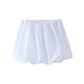 Mooyufon  Women's Balloon Mini Skirt, Mid Elastic Waist, Voluminous Hem, Female Skirts, Fashion