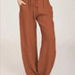 Summer and Autumn New Casual Women's Wear in Europe, America, and Europe Large Loose Cotton Hemp Casual Pants