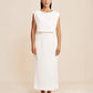 Bornladies Cotton Linen Vest Half Skirt 2-Piece Set  Women's Summer New INS Chic Short Vest Casual Set Split Long Skirt Suits