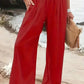 New Spring Women's Casual Pants, Casual Style, Comfortable Mid Waist Long Pants for Women