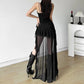 2025 Y2k Aesthetic Irregular Ruffled Dress Sexy Backless Harajuku Pleated Dresses Streetwear Sleeveless Bodycon Vestido De Mujer