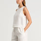 Wolfeel Cotton Linen Vest  Wide Leg Long Pants Set Women's Pants Sleeveless Top Casual Suit 2025 Spring Summer New Pant Sets