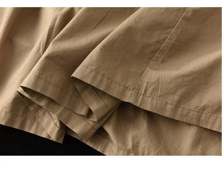 Max LuLu Japan Style Summer Streetwear Fashion Women Khaki A-Line Skirts Ladies Elastic Casual Long Skirt Girls Vintage Clothes
