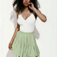 Tuularose Summer Ruffle Short Skirt Women 2025 Summer New Y2k Pleated Patchwork Skirt Casual Streetwear Office Lady Female Skirt