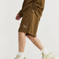 INFLATION Spring Oversized Tracksuit Sportswear Unisex Pique Fabric Embroidery Long Sleeve Tees and Shorts Set