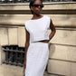 Bornladies Cotton Linen Vest Half Skirt 2-Piece Set  Women's Summer New INS Chic Short Vest Casual Set Split Long Skirt Suits