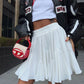 Tuularose Summer Ruffle Short Skirt Women 2025 Summer New Y2k Pleated Patchwork Skirt Casual Streetwear Office Lady Female Skirt