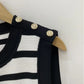 Black Knited Mini Dress Women 2025 Spring Neckline Pearls Elegant Sleeveless Female Dresses 5240364