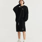 INFLATION Spring Oversized Tracksuit Sportswear Unisex Pique Fabric Embroidery Long Sleeve Tees and Shorts Set