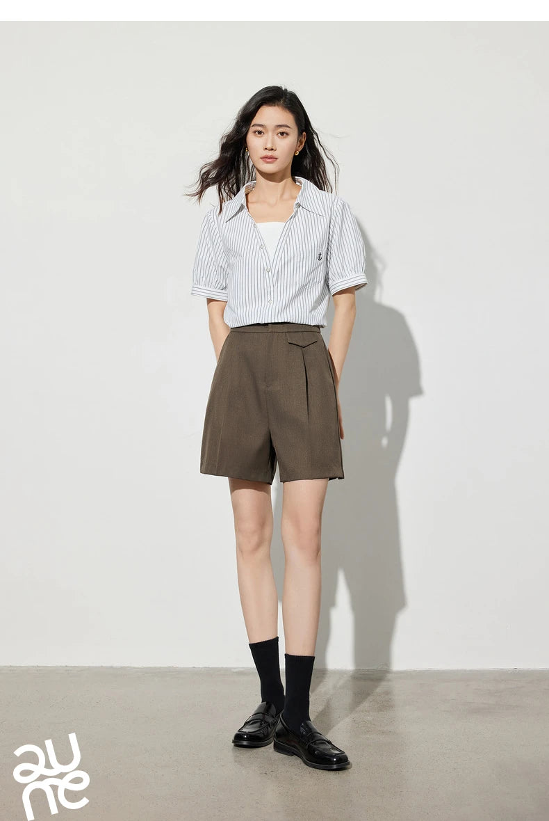 TOYOUTH Women Shorts 2024 Summer Versatile Casual Pants