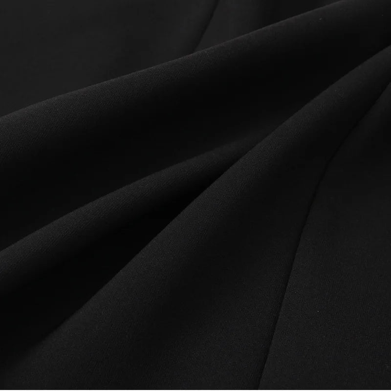 TRAF Dresses Sleeveless Black Mini Dress Women Summer Butterfly Knot Velvet Dress Backless Sexy Short Dresses Woman Party Dress